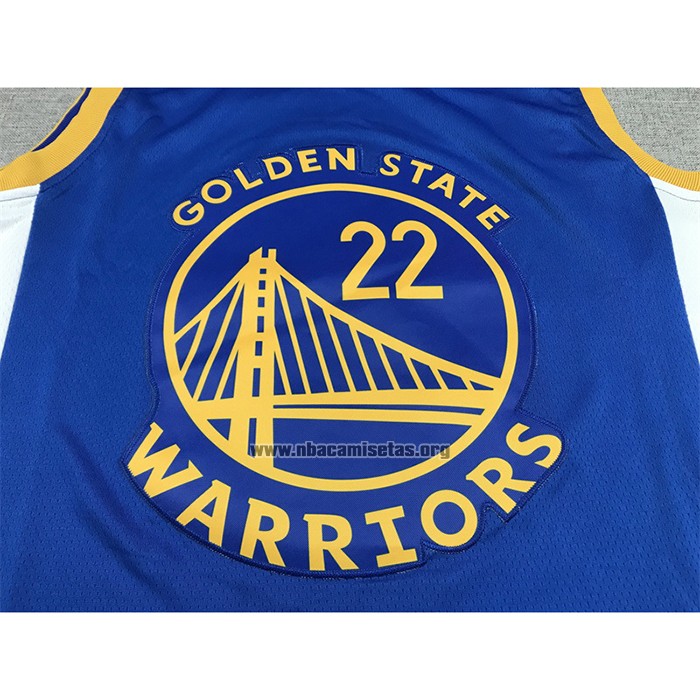 Camiseta Golden State Warriors Andrew Wiggins NO 22 Icon Azul